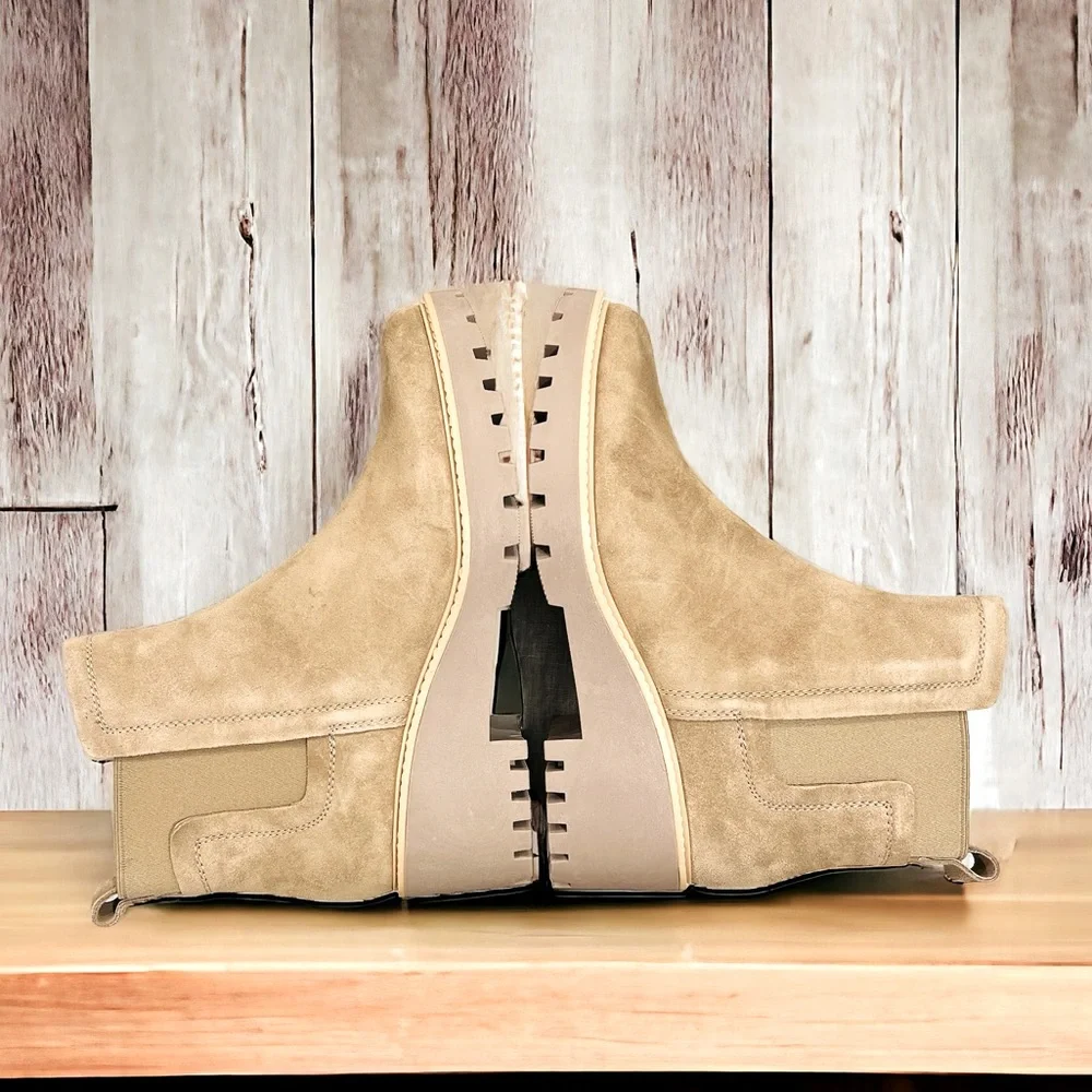 DOLCE VITA Haily‎ Suede Pull-On Block Heel Boots size 9.5 NWT